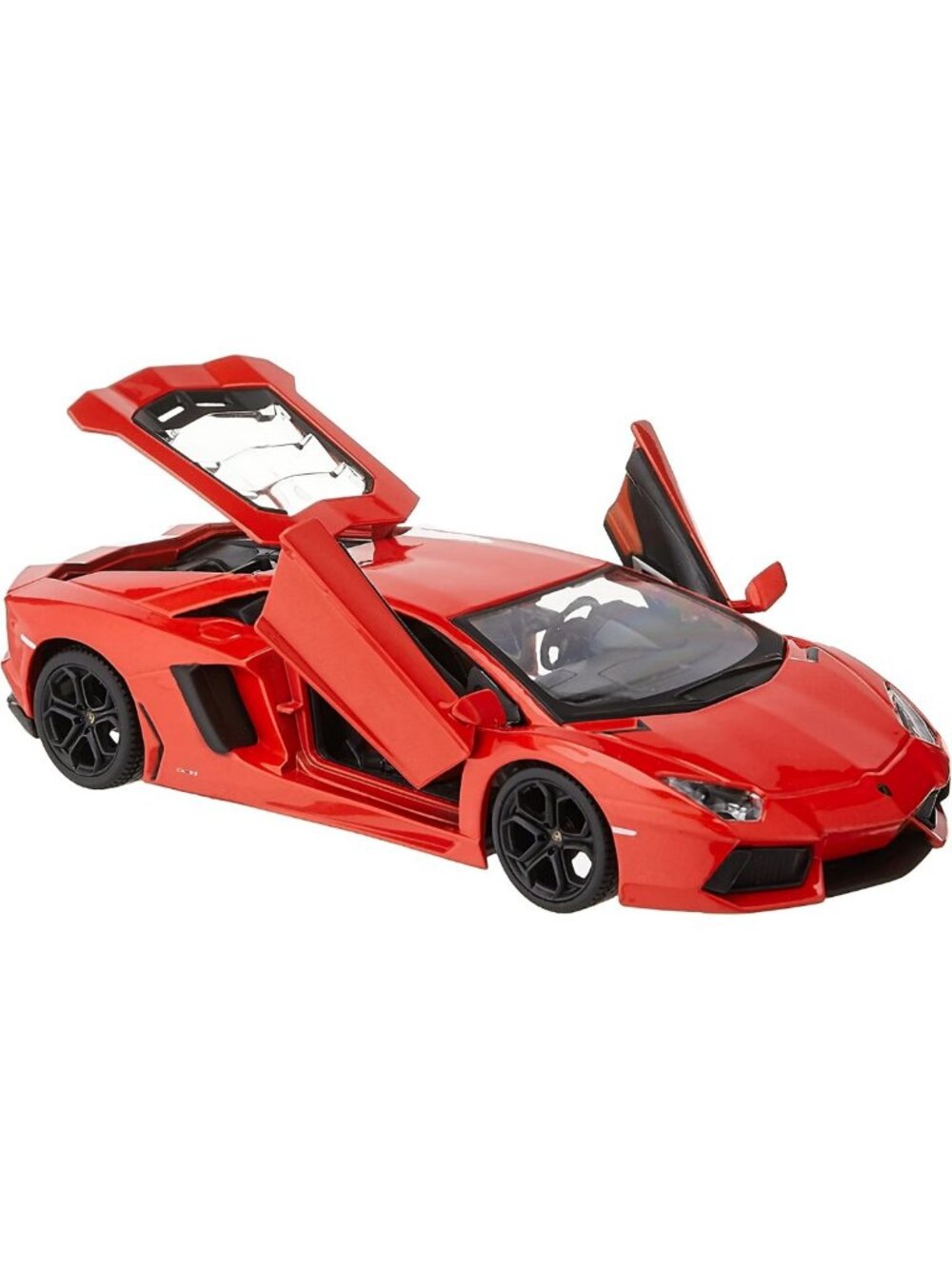 Diecast Lamborghini Aventador LP 700-4 Model Car, 1:24 Scale, Metallic Orange